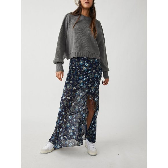 🎉 LAST CHANCE🎉 FREE PEOPLE Femme Edge Maxi / Ink Combo - Picture 2 of 6